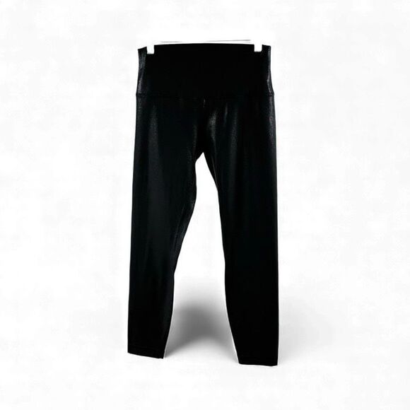 lululemon athletica Pants - Lululemon Align High Rise in Black Shimmery Size 8